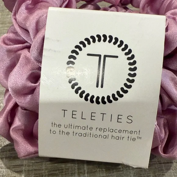 Teleties Pink Hair Ties, Pink I Love You - Picture 2 of 6